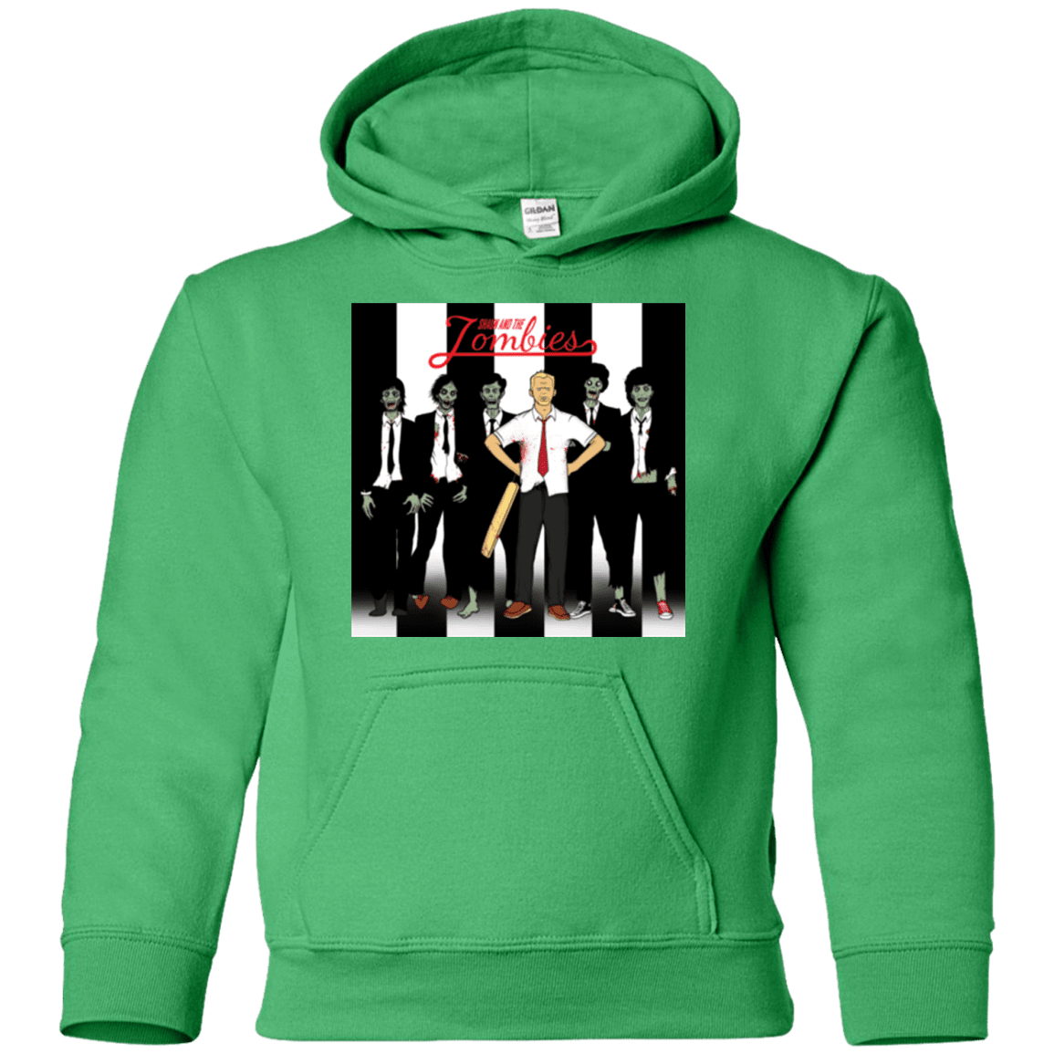 Sweatshirts Irish Green / YS Shaun and the Zombies Youth Hoodie