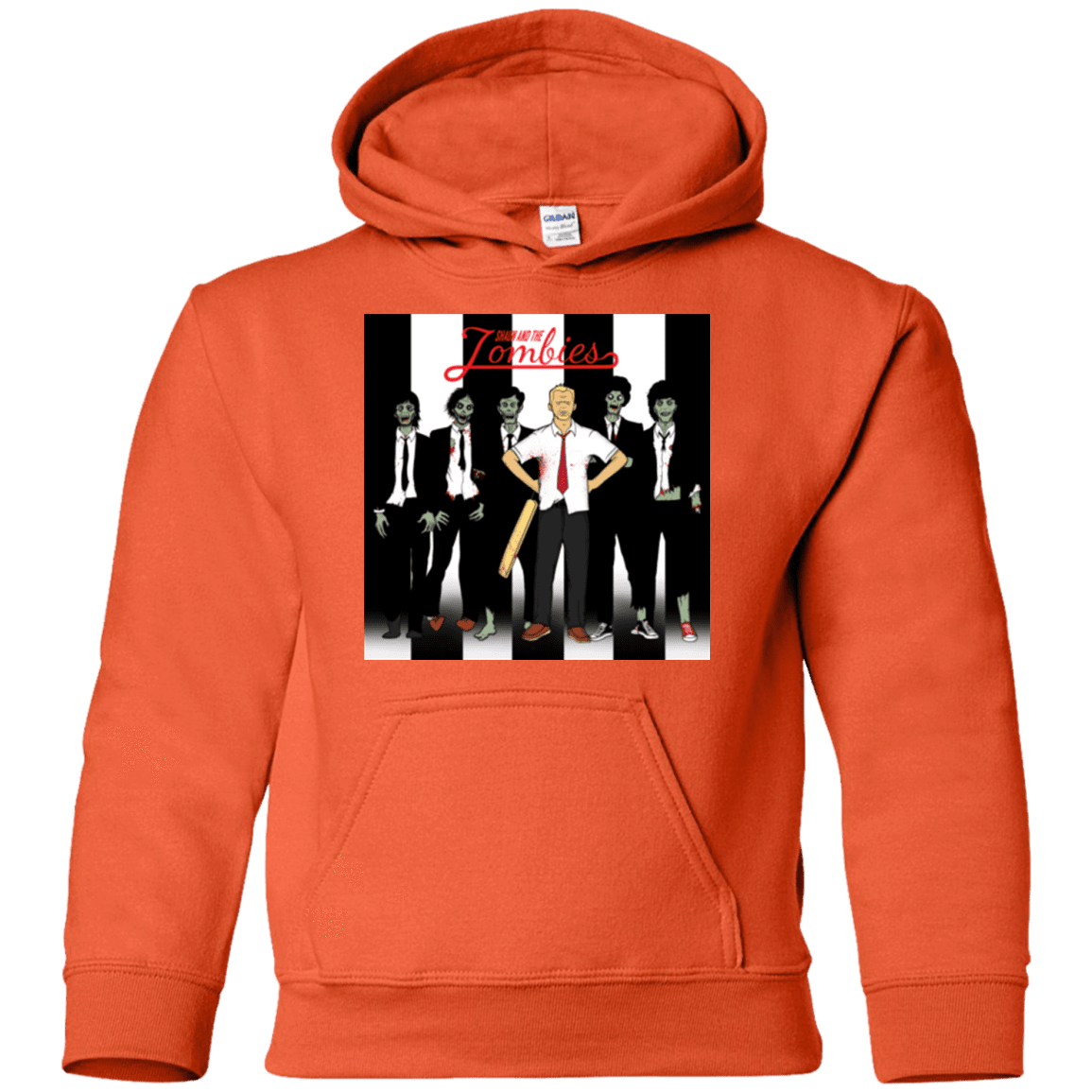 Sweatshirts Orange / YS Shaun and the Zombies Youth Hoodie