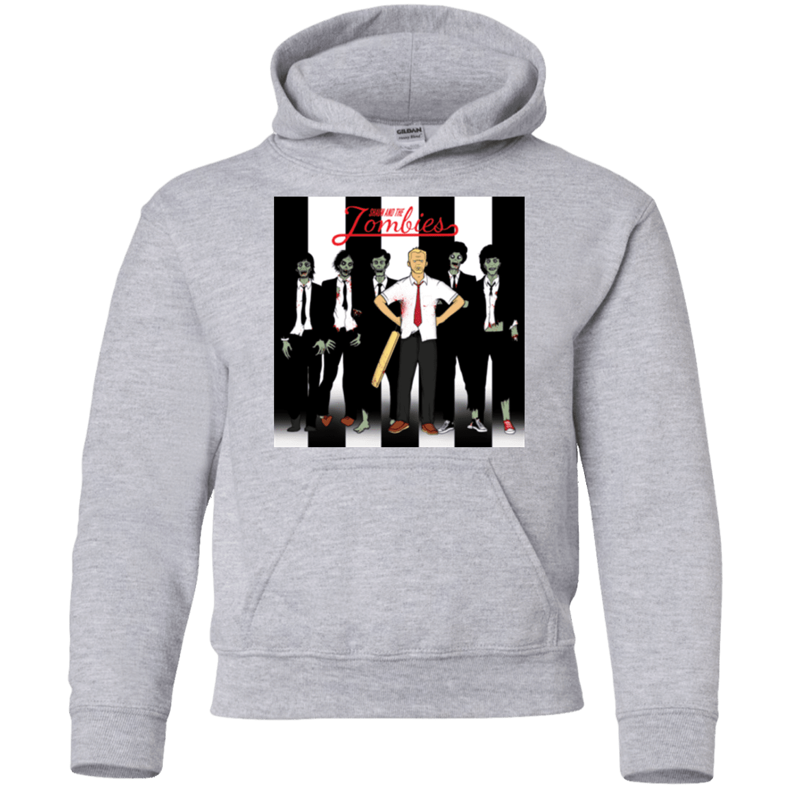 Sweatshirts Sport Grey / YS Shaun and the Zombies Youth Hoodie