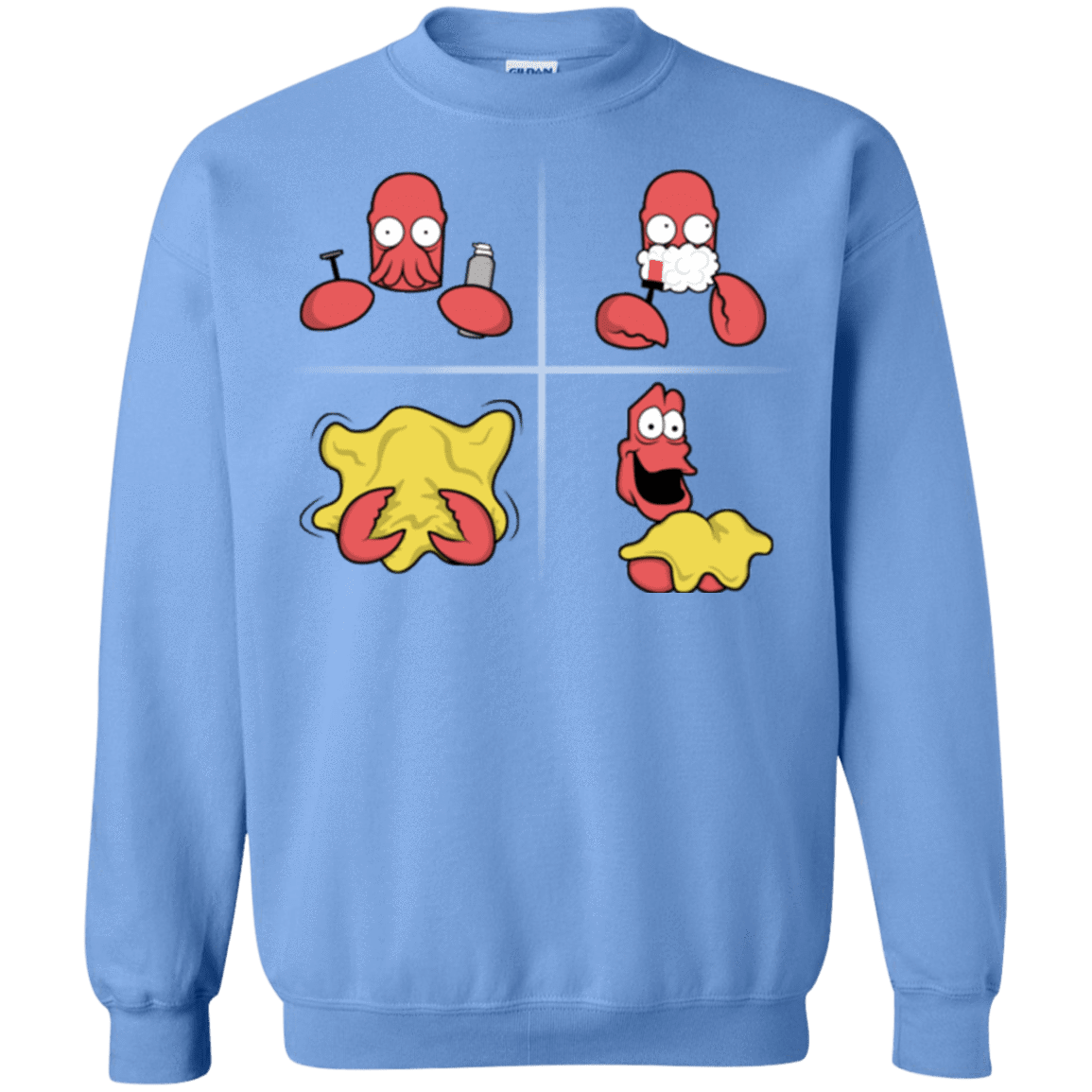Sweatshirts Carolina Blue / S Shaving Process Crewneck Sweatshirt