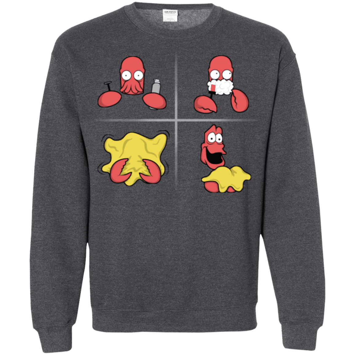 Sweatshirts Dark Heather / S Shaving Process Crewneck Sweatshirt