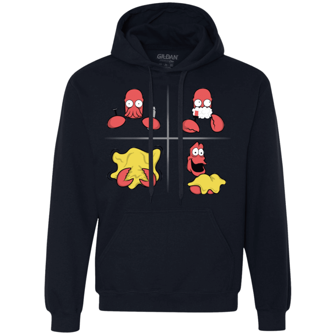 Sweatshirts Navy / S Shaving Process Premium Fleece Hoodie