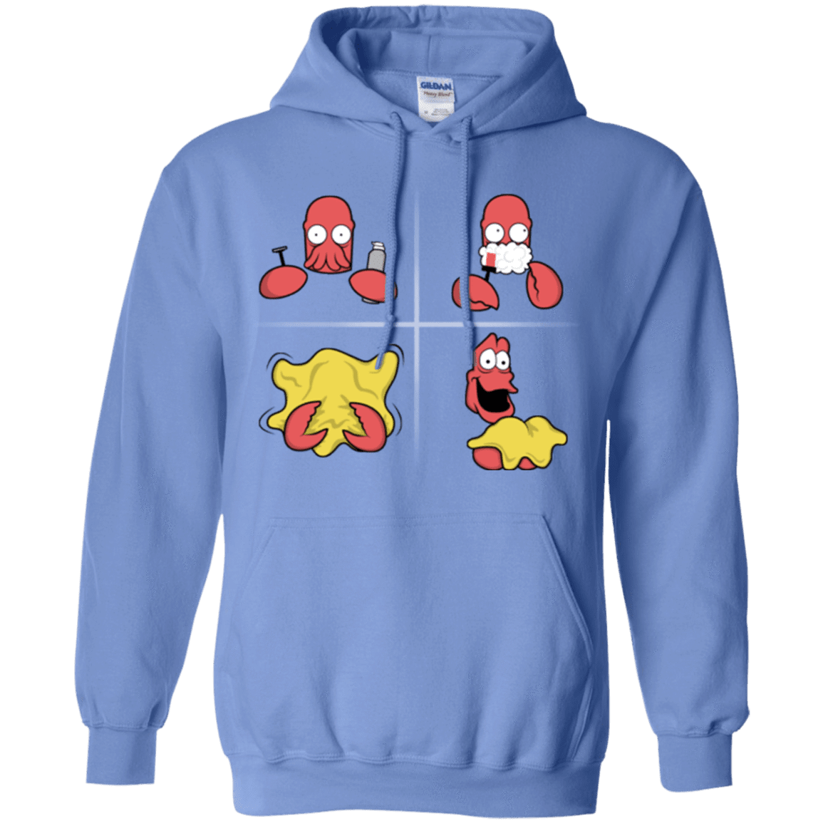 Sweatshirts Carolina Blue / S Shaving Process Pullover Hoodie