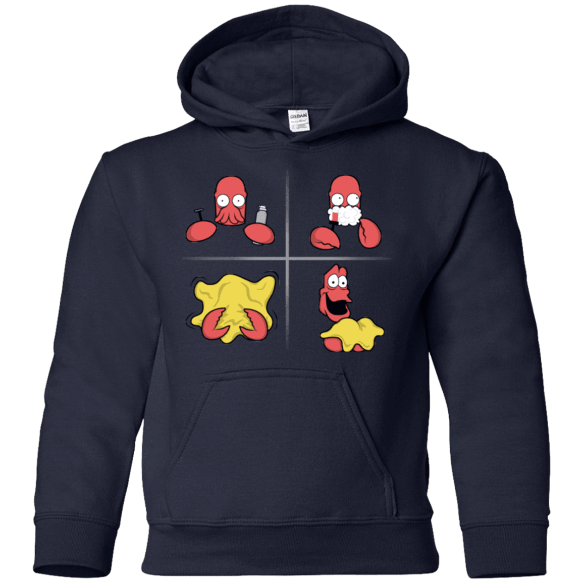 Sweatshirts Navy / YS Shaving Process Youth Hoodie