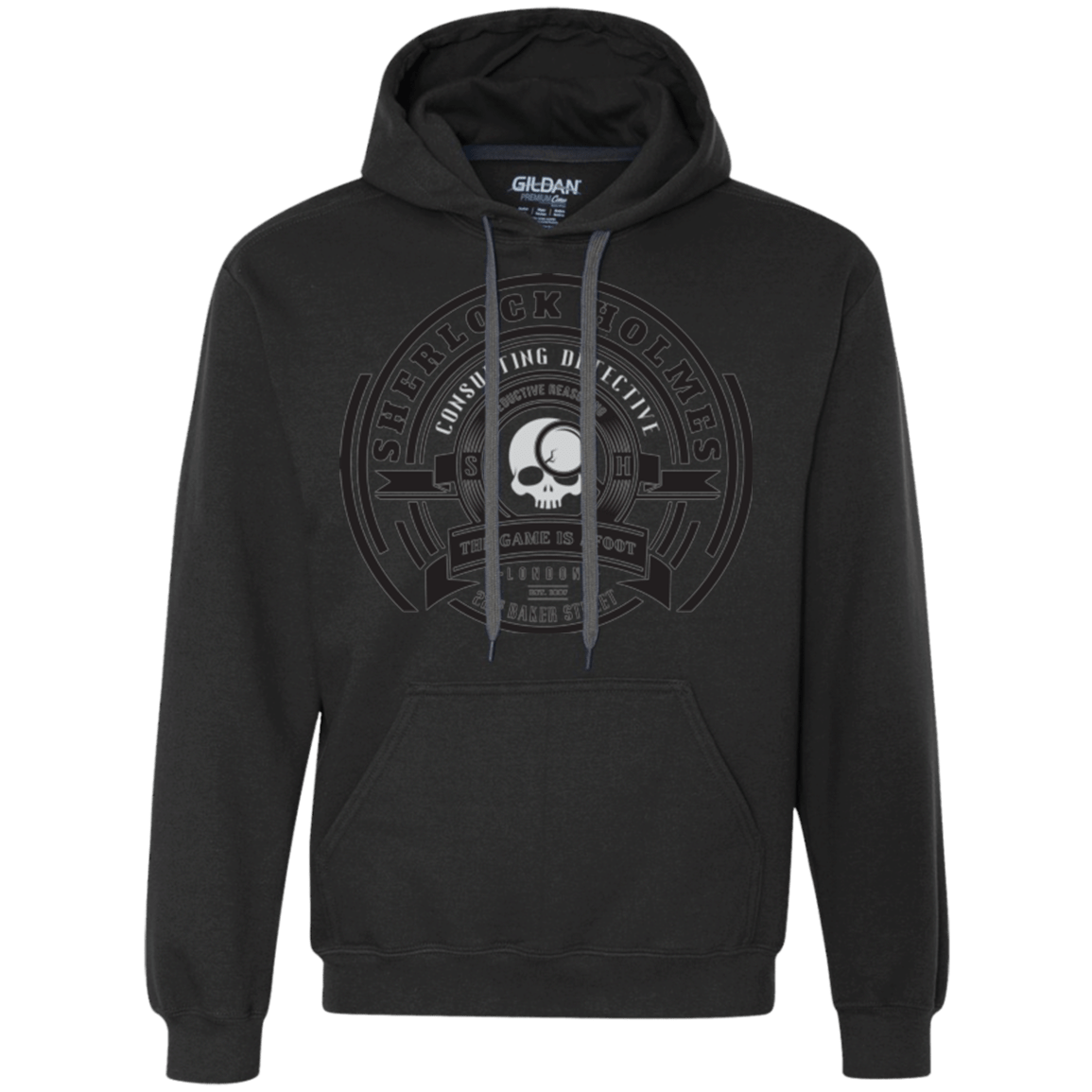 Sweatshirts Black / Small Sherlock Holmes Premium Fleece Hoodie