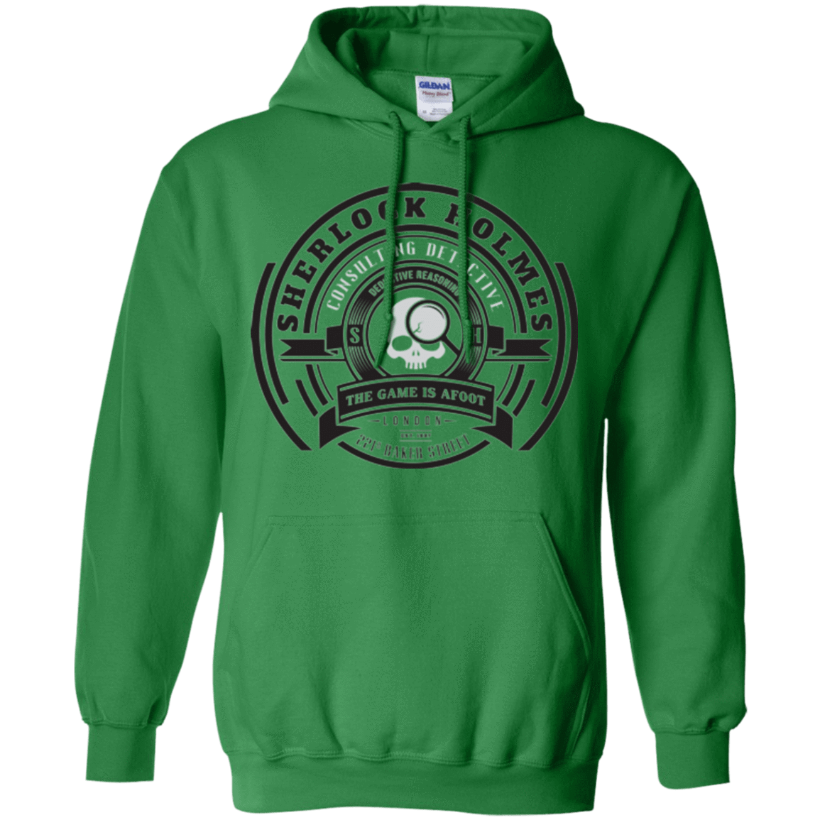Sweatshirts Irish Green / Small Sherlock Holmes Pullover Hoodie