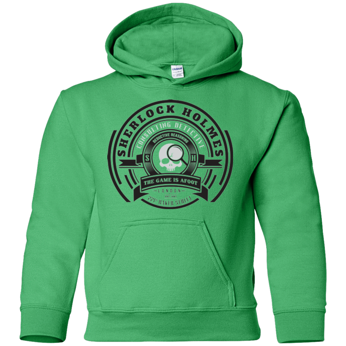 Sweatshirts Irish Green / YS Sherlock Holmes Youth Hoodie
