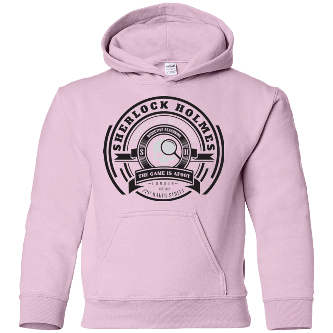Sweatshirts Light Pink / YS Sherlock Holmes Youth Hoodie