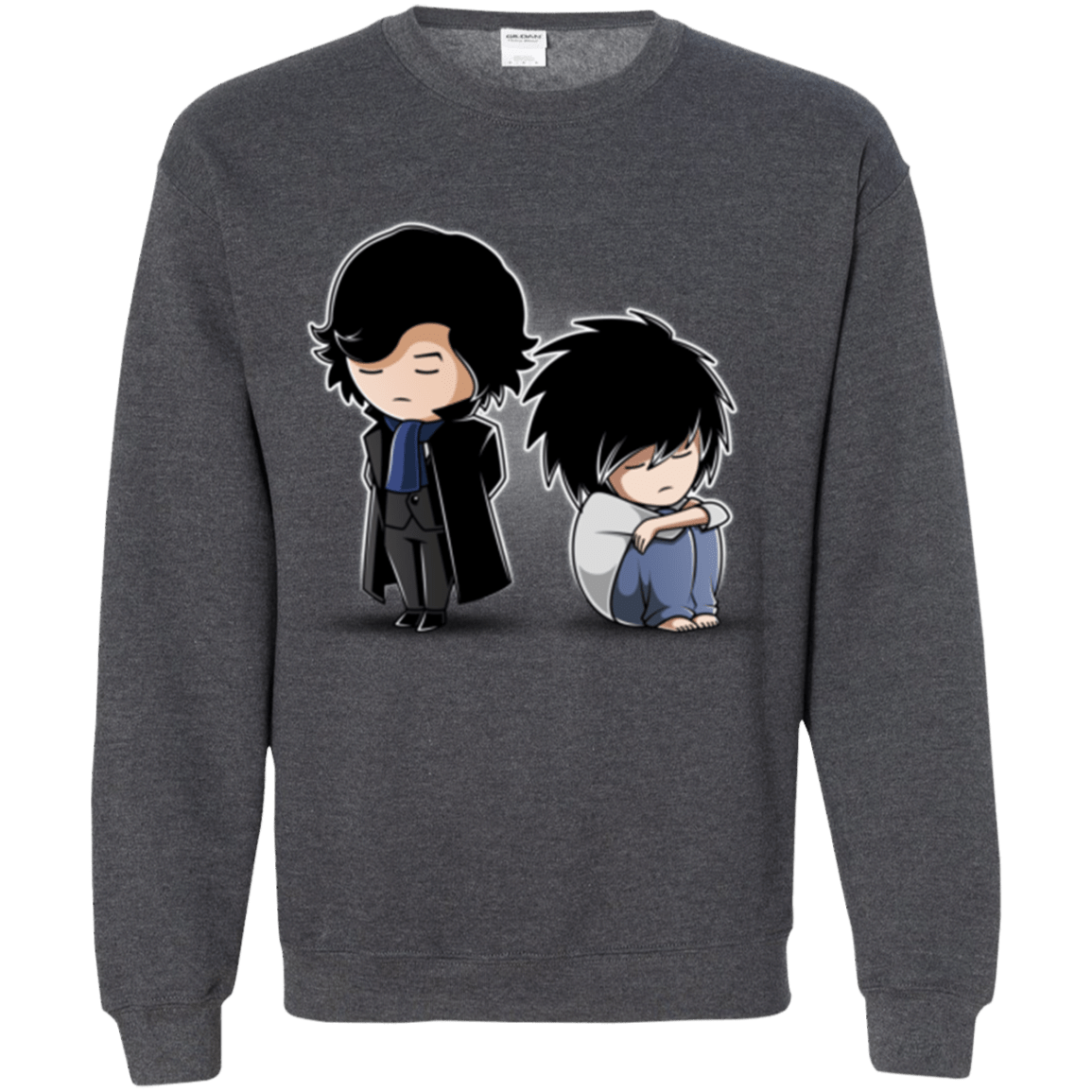 Sweatshirts Dark Heather / Small SherLock2 Crewneck Sweatshirt