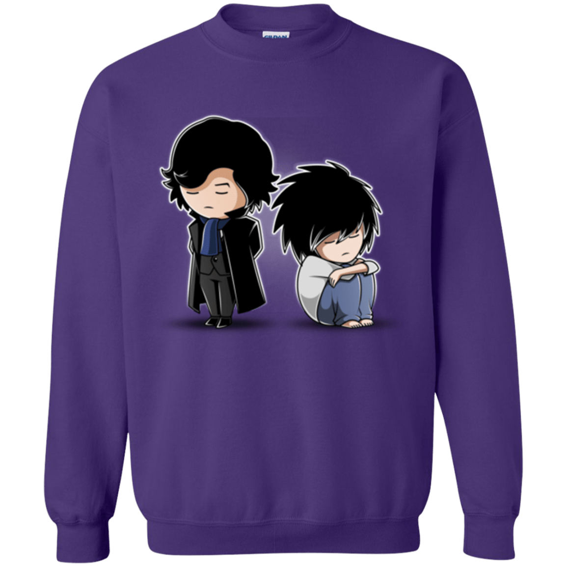 Sweatshirts Purple / Small SherLock2 Crewneck Sweatshirt