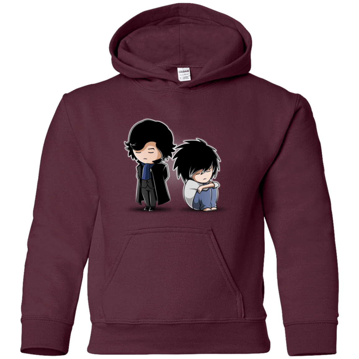 Sweatshirts Maroon / YS SherLock2 Youth Hoodie