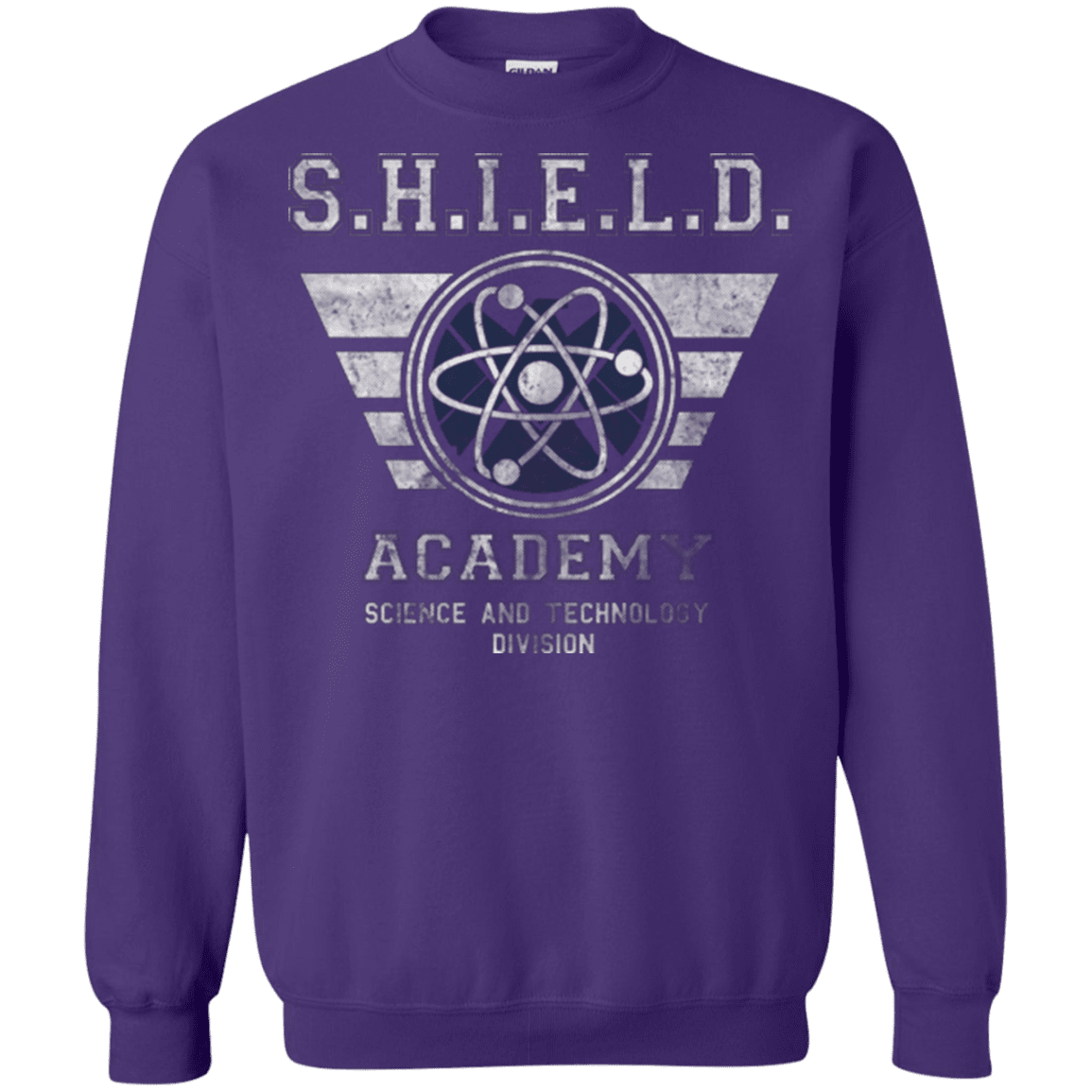 Sweatshirts Purple / Small Shield Academy Crewneck Sweatshirt