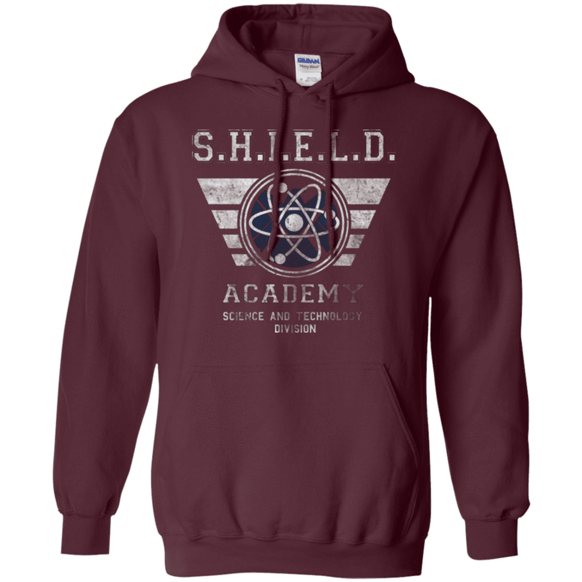 Sweatshirts Maroon / Small Shield Academy Pullover Hoodie
