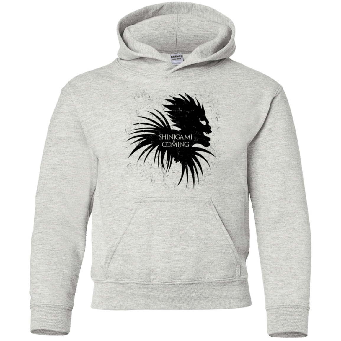 Sweatshirts Ash / YS Shinigami Is Coming Youth Hoodie