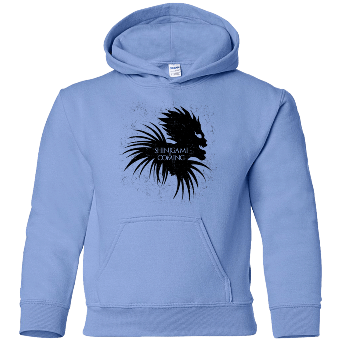 Sweatshirts Carolina Blue / YS Shinigami Is Coming Youth Hoodie