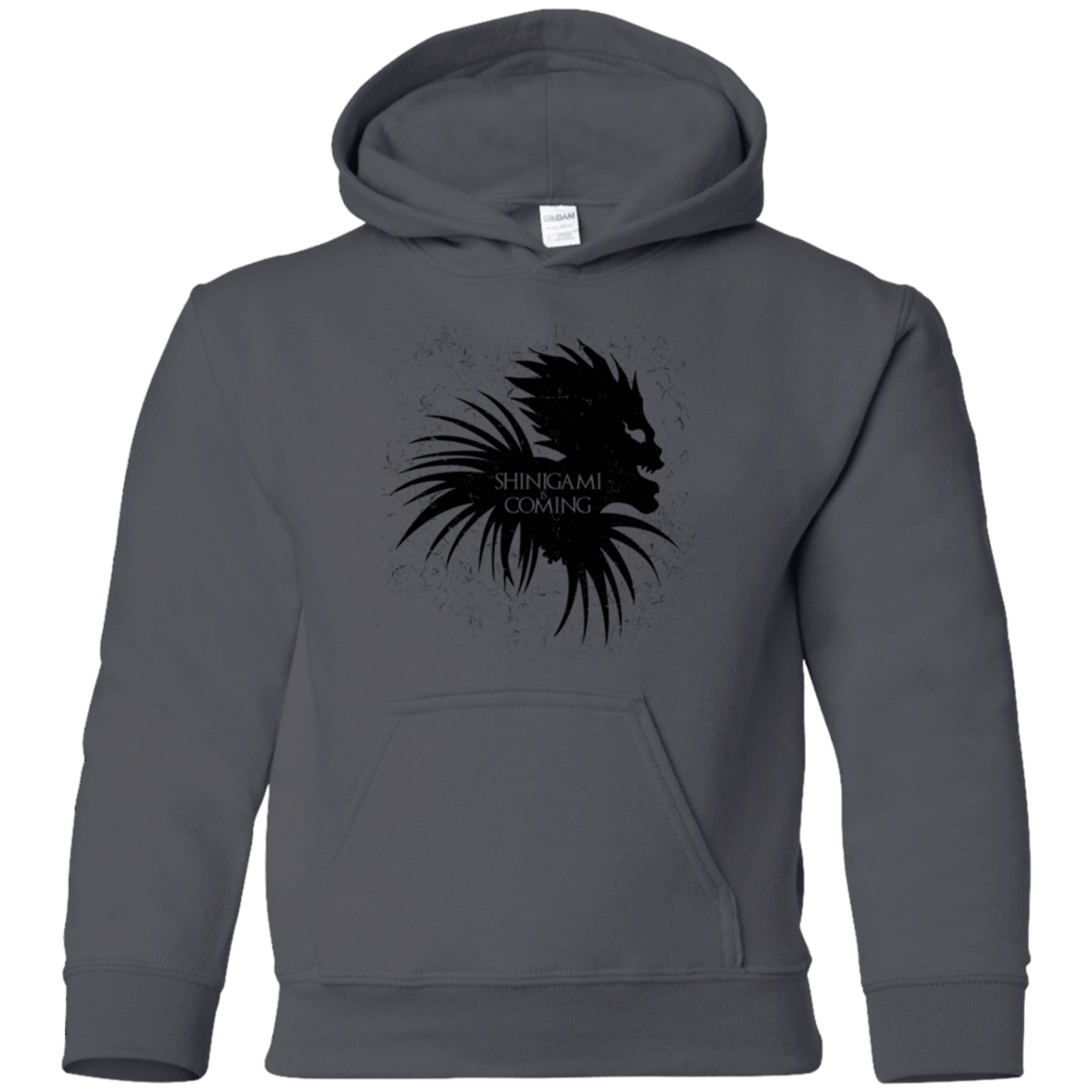 Sweatshirts Charcoal / YS Shinigami Is Coming Youth Hoodie