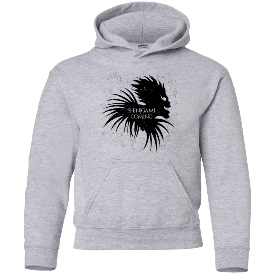 Sweatshirts Sport Grey / YS Shinigami Is Coming Youth Hoodie