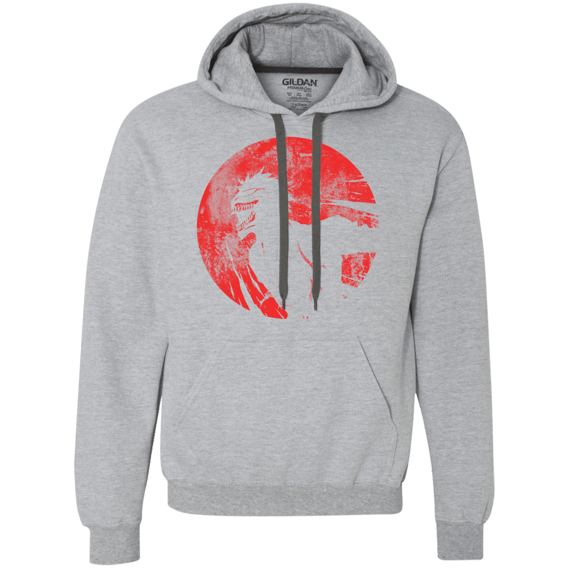 Sweatshirts Sport Grey / S Shinigami Mask Premium Fleece Hoodie