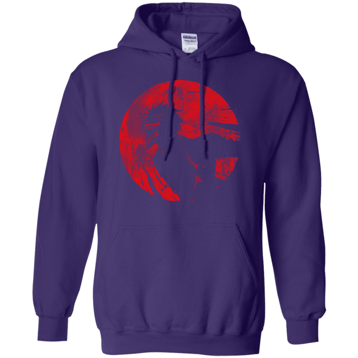 Sweatshirts Purple / S Shinigami Mask Pullover Hoodie