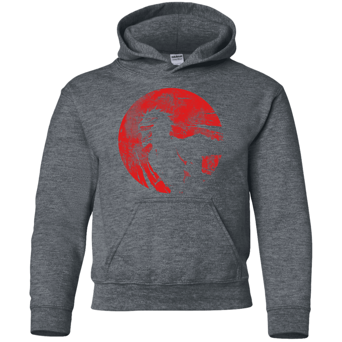 Sweatshirts Dark Heather / YS Shinigami Mask Youth Hoodie