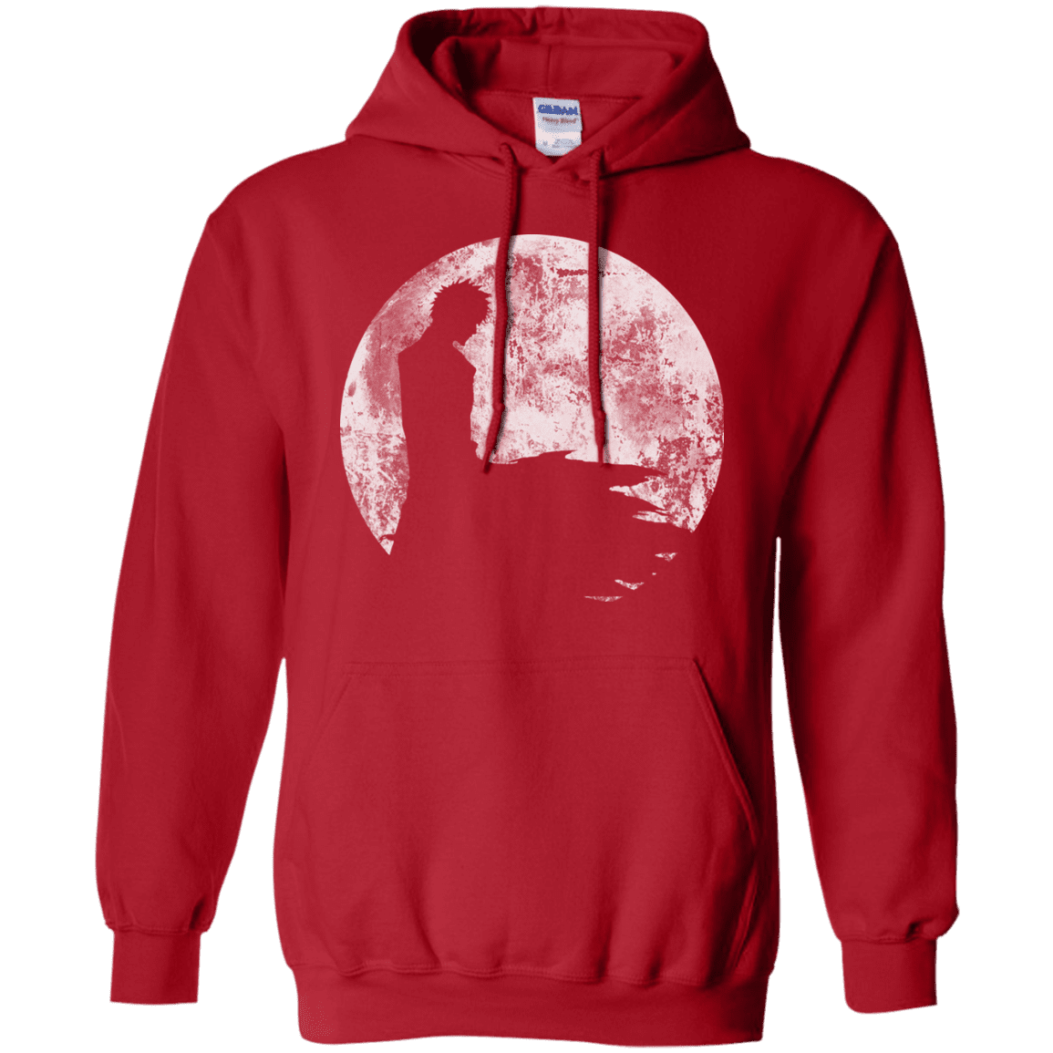 Sweatshirts Red / S Shinigami Moon Pullover Hoodie