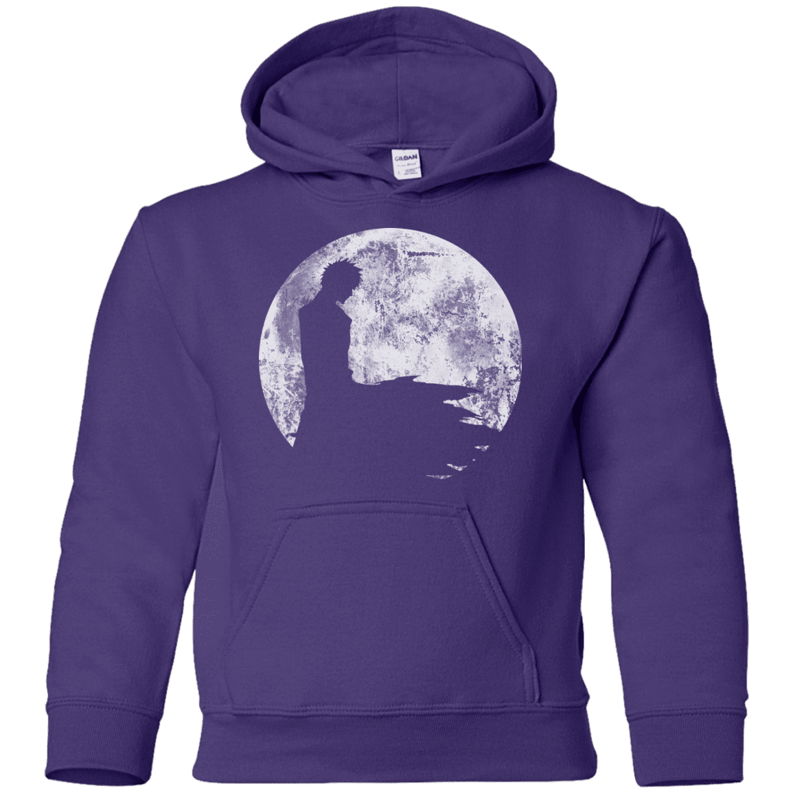 Sweatshirts Purple / YS Shinigami Moon Youth Hoodie