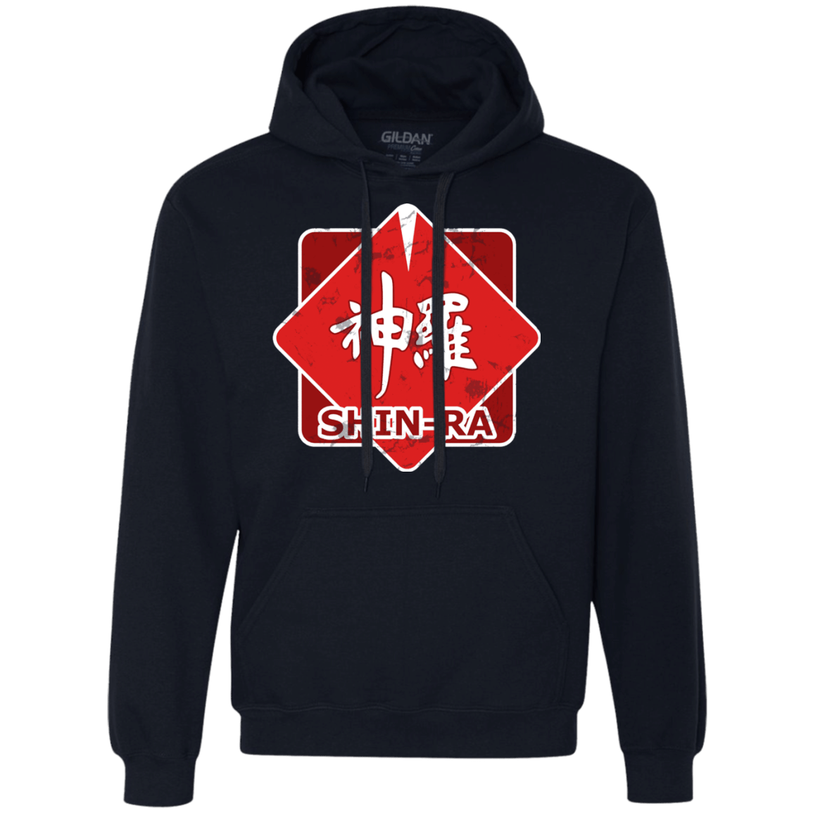 Sweatshirts Navy / Small Shinra Logo Premium Fleece Hoodie