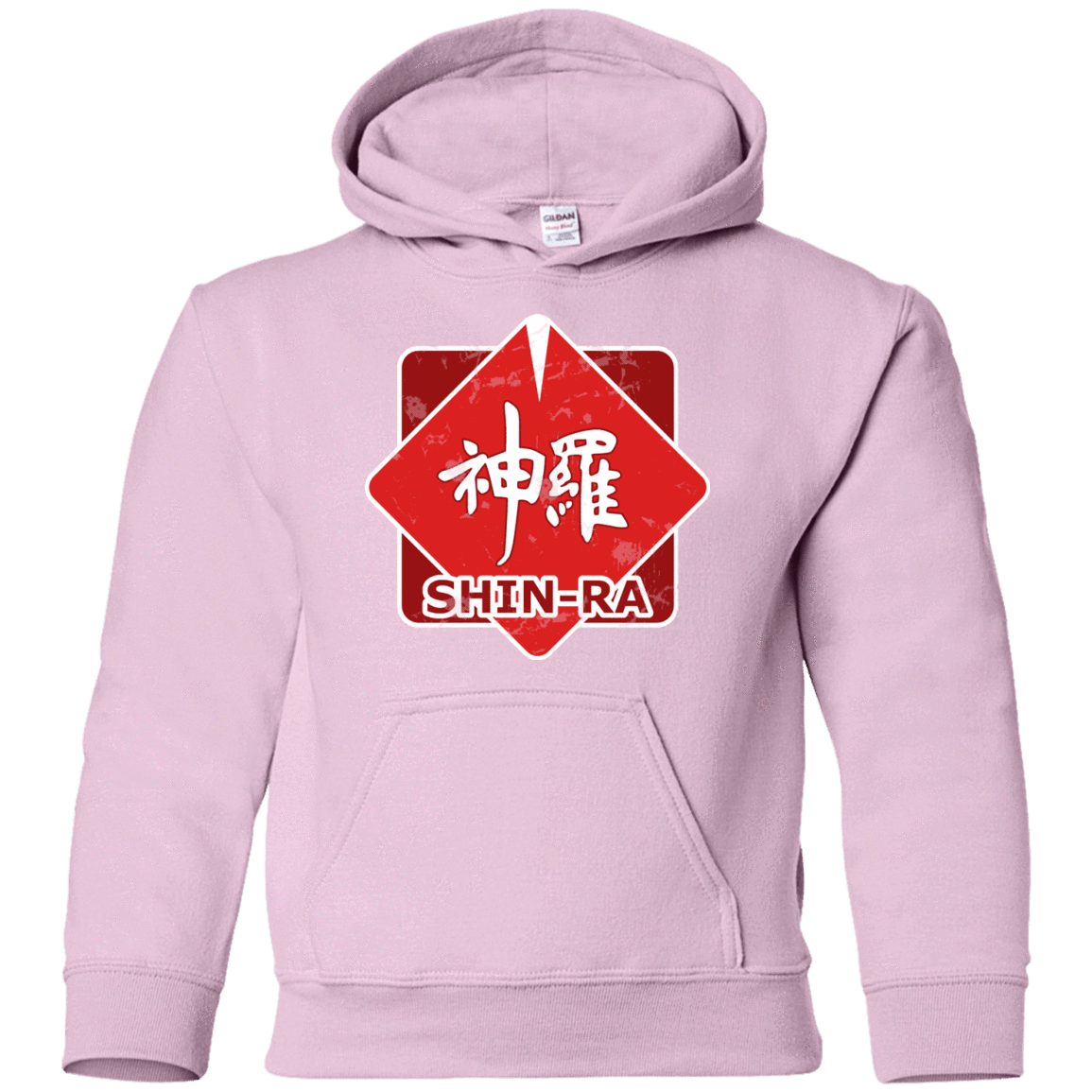 Sweatshirts Light Pink / YS Shinra Logo Youth Hoodie