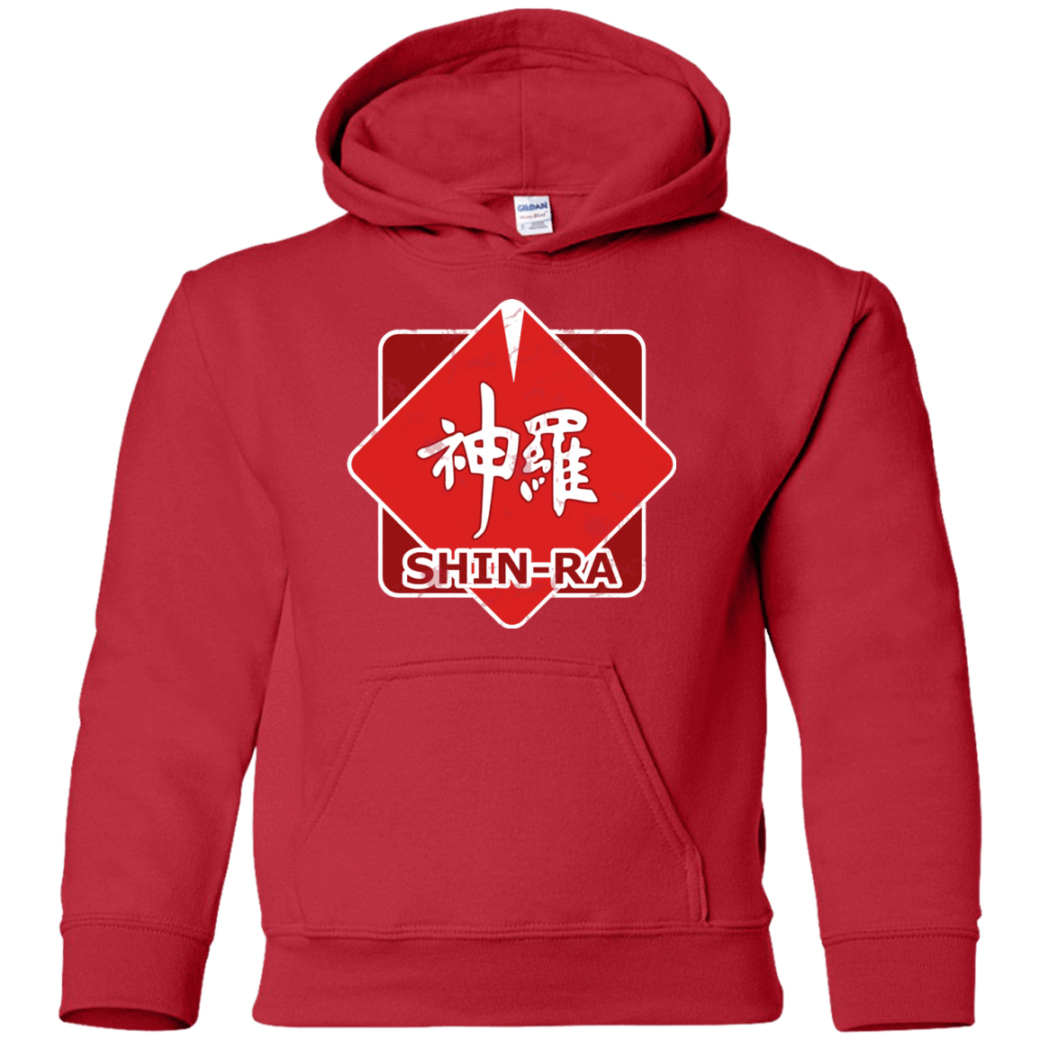 Sweatshirts Red / YS Shinra Logo Youth Hoodie
