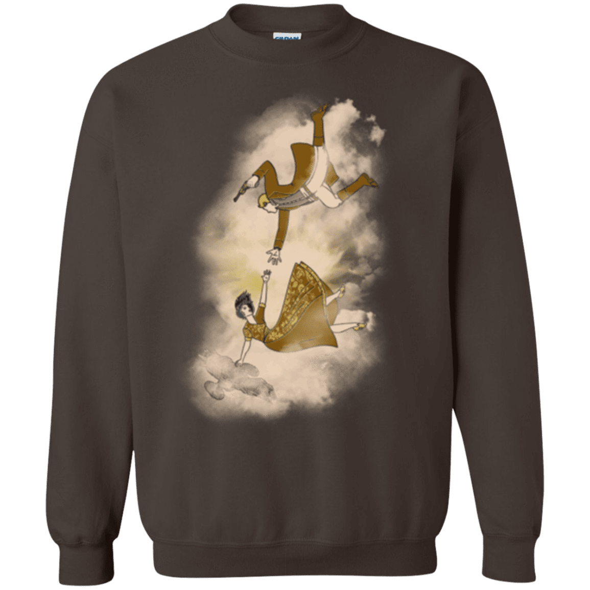 Sweatshirts Dark Chocolate / Small Shiny Infinite Crewneck Sweatshirt