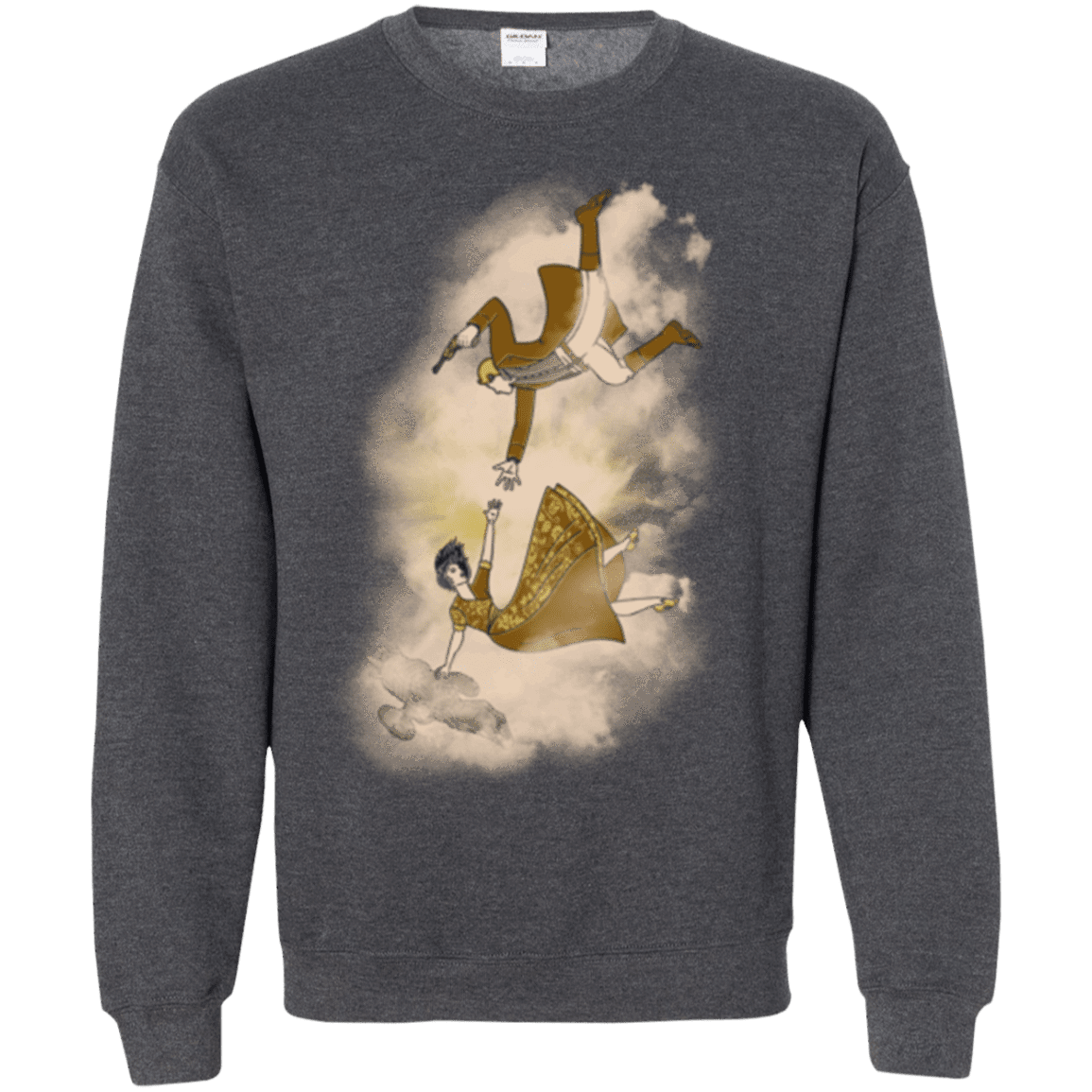 Sweatshirts Dark Heather / Small Shiny Infinite Crewneck Sweatshirt
