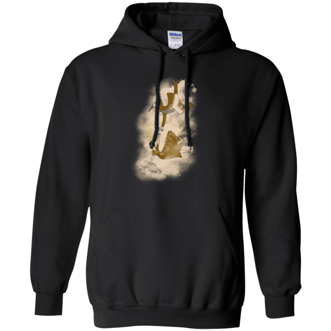 Sweatshirts Black / Small Shiny Infinite Pullover Hoodie