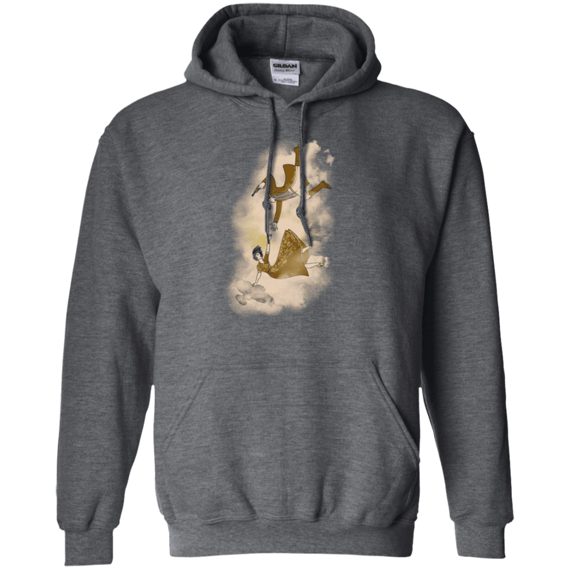 Sweatshirts Dark Heather / Small Shiny Infinite Pullover Hoodie