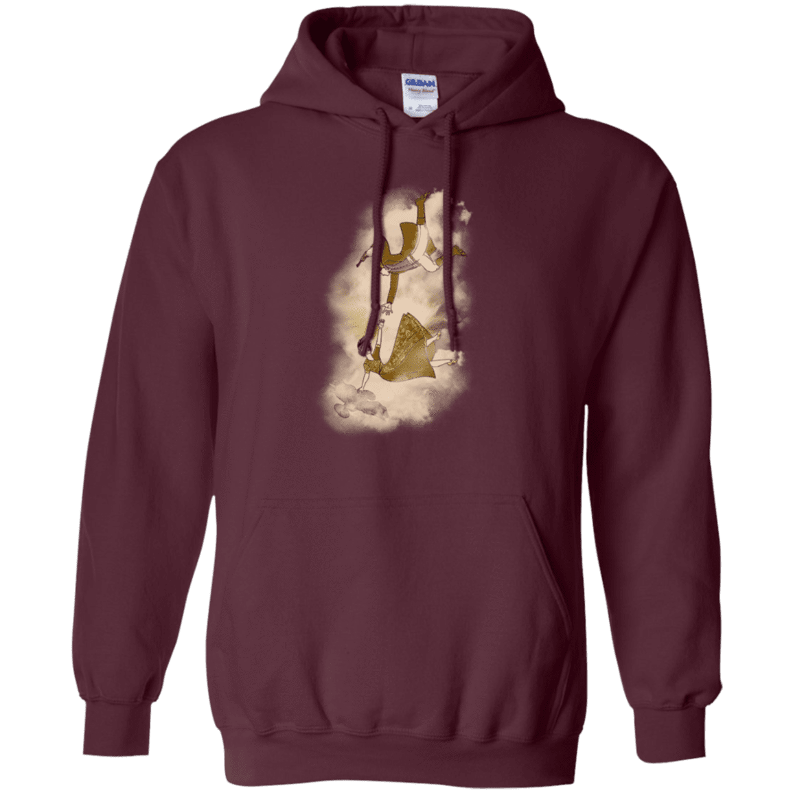 Sweatshirts Maroon / Small Shiny Infinite Pullover Hoodie