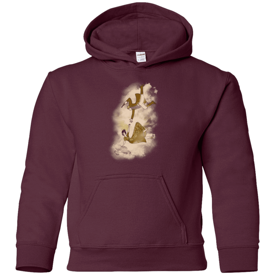 Sweatshirts Maroon / YS Shiny Infinite Youth Hoodie