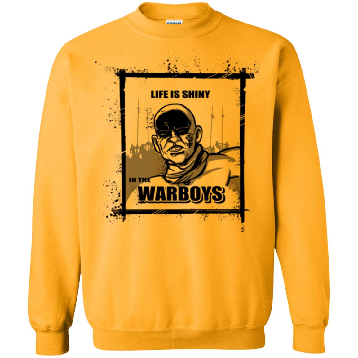 Sweatshirts Gold / Small Shiny Life Crewneck Sweatshirt