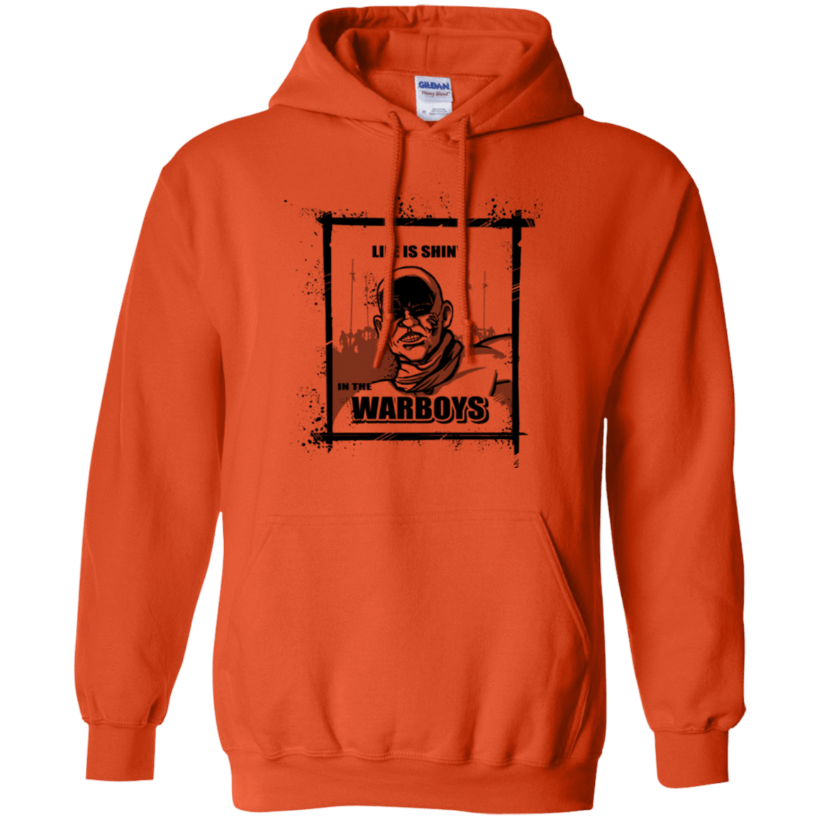 Sweatshirts Orange / Small Shiny Life Pullover Hoodie