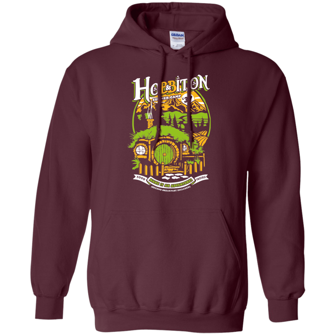 Sweatshirts Maroon / S Shire Summer Camp Pullover Hoodie