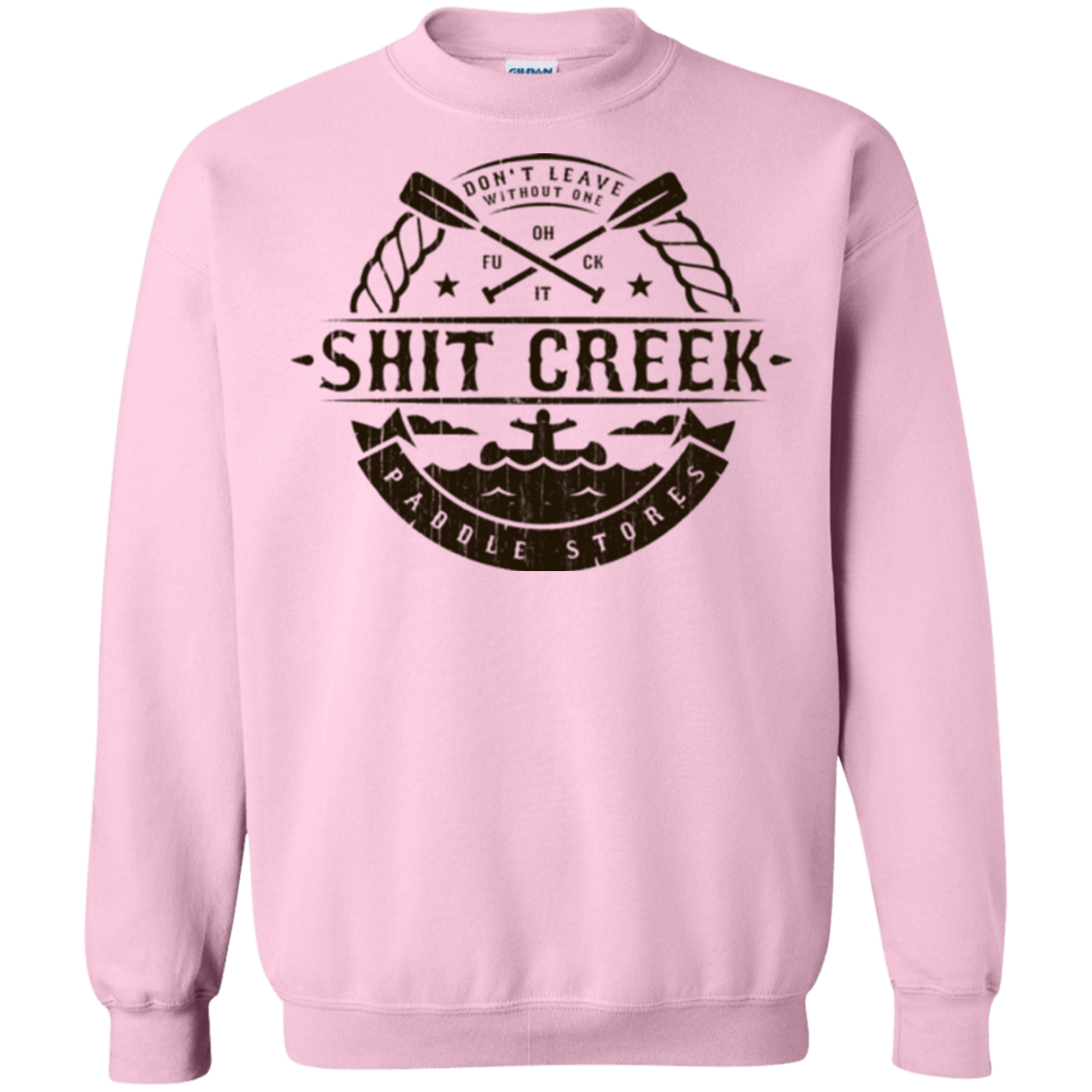 Sweatshirts Light Pink / Small Shit Creek Crewneck Sweatshirt