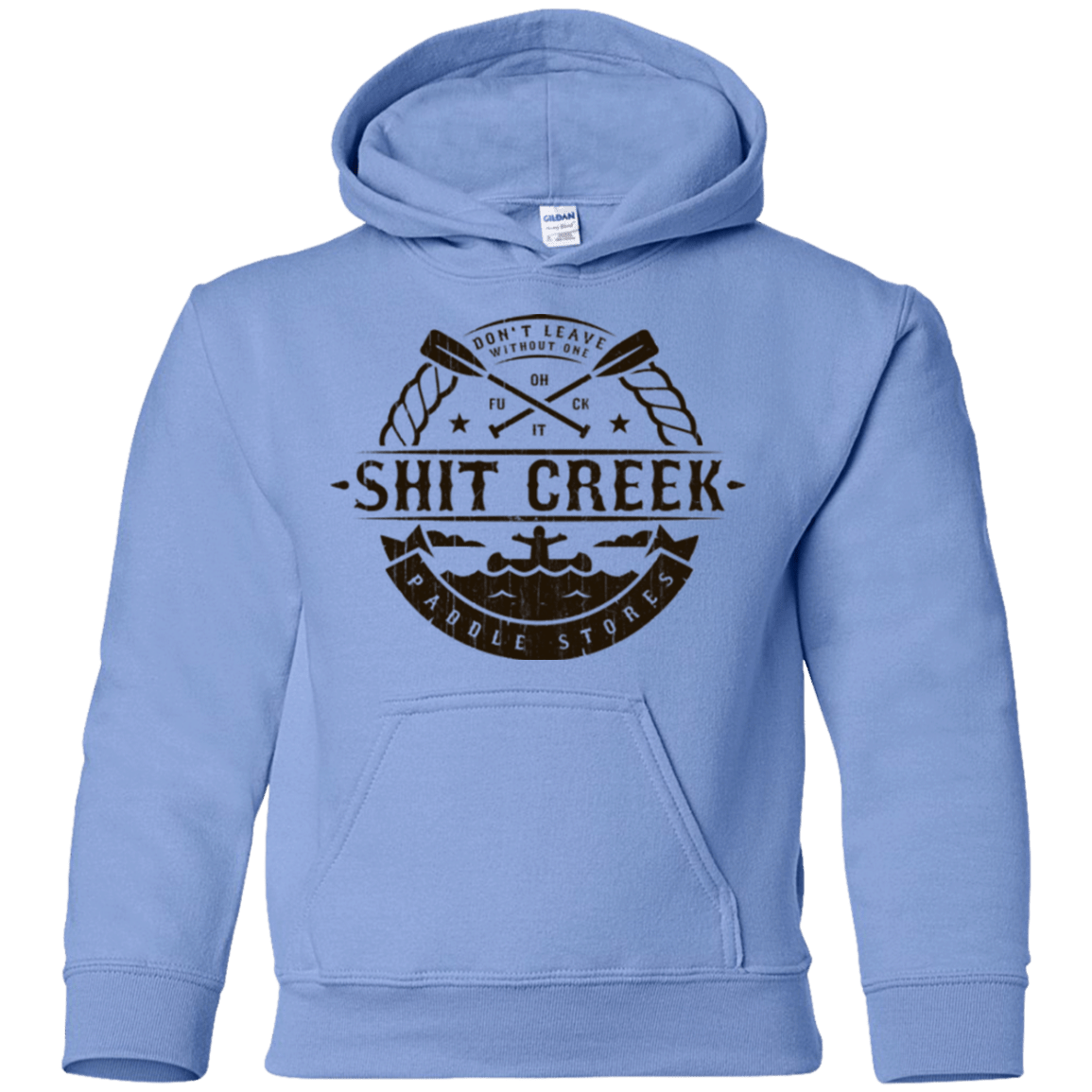 Sweatshirts Carolina Blue / YS Shit Creek Youth Hoodie