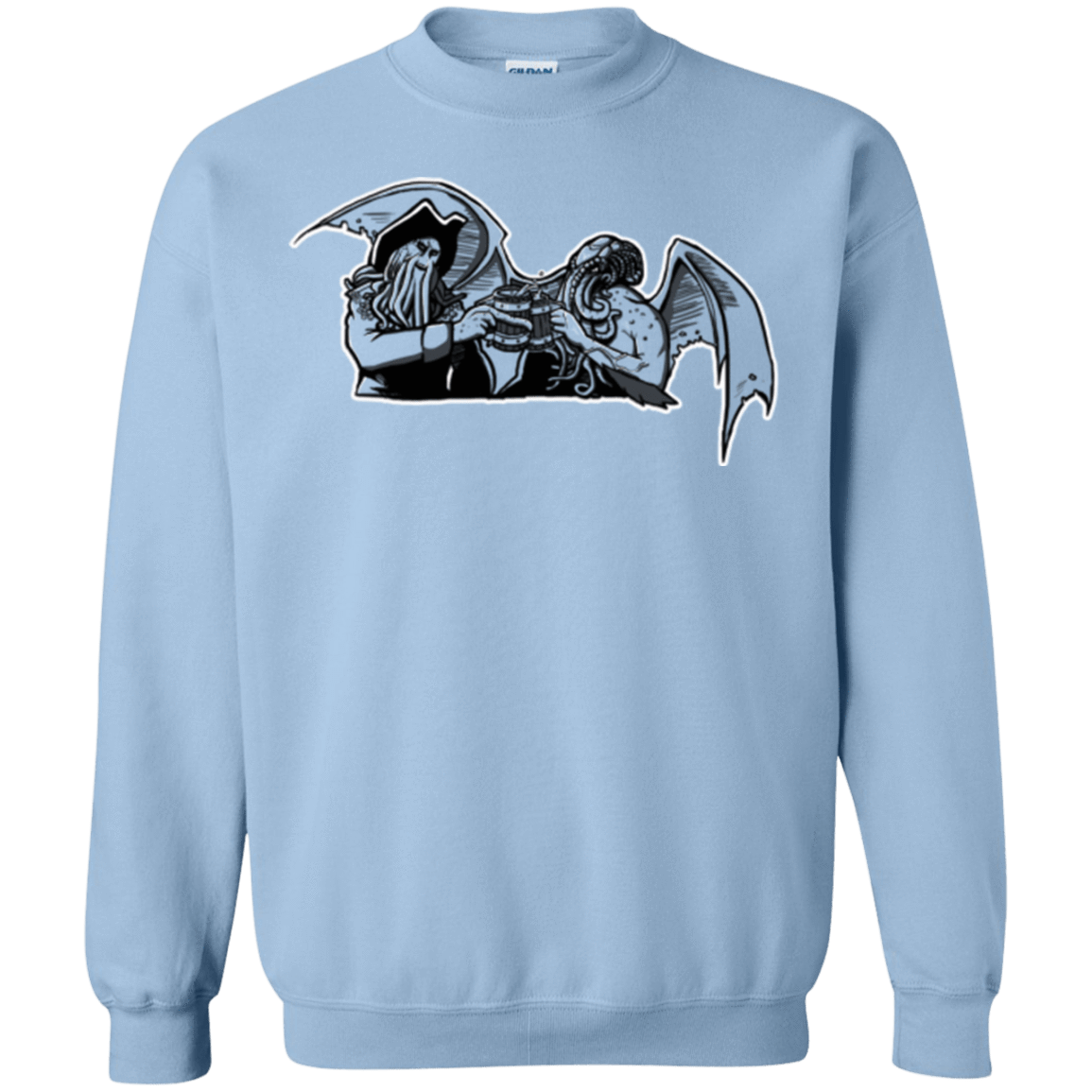 Sweatshirts Light Blue / Small Shiver Me Tentacles Crewneck Sweatshirt