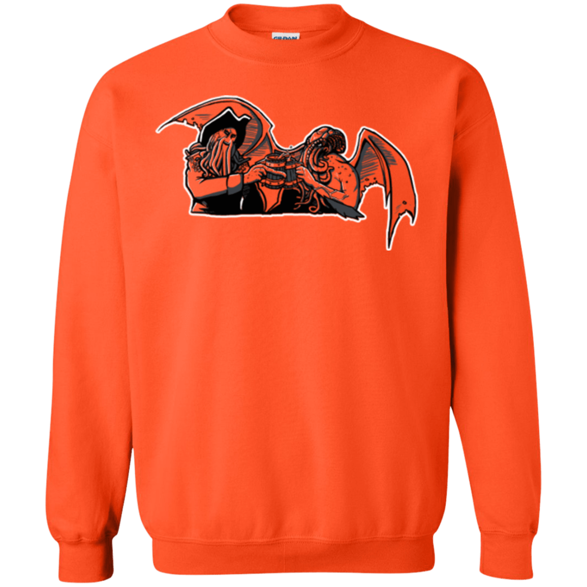 Sweatshirts Orange / Small Shiver Me Tentacles Crewneck Sweatshirt