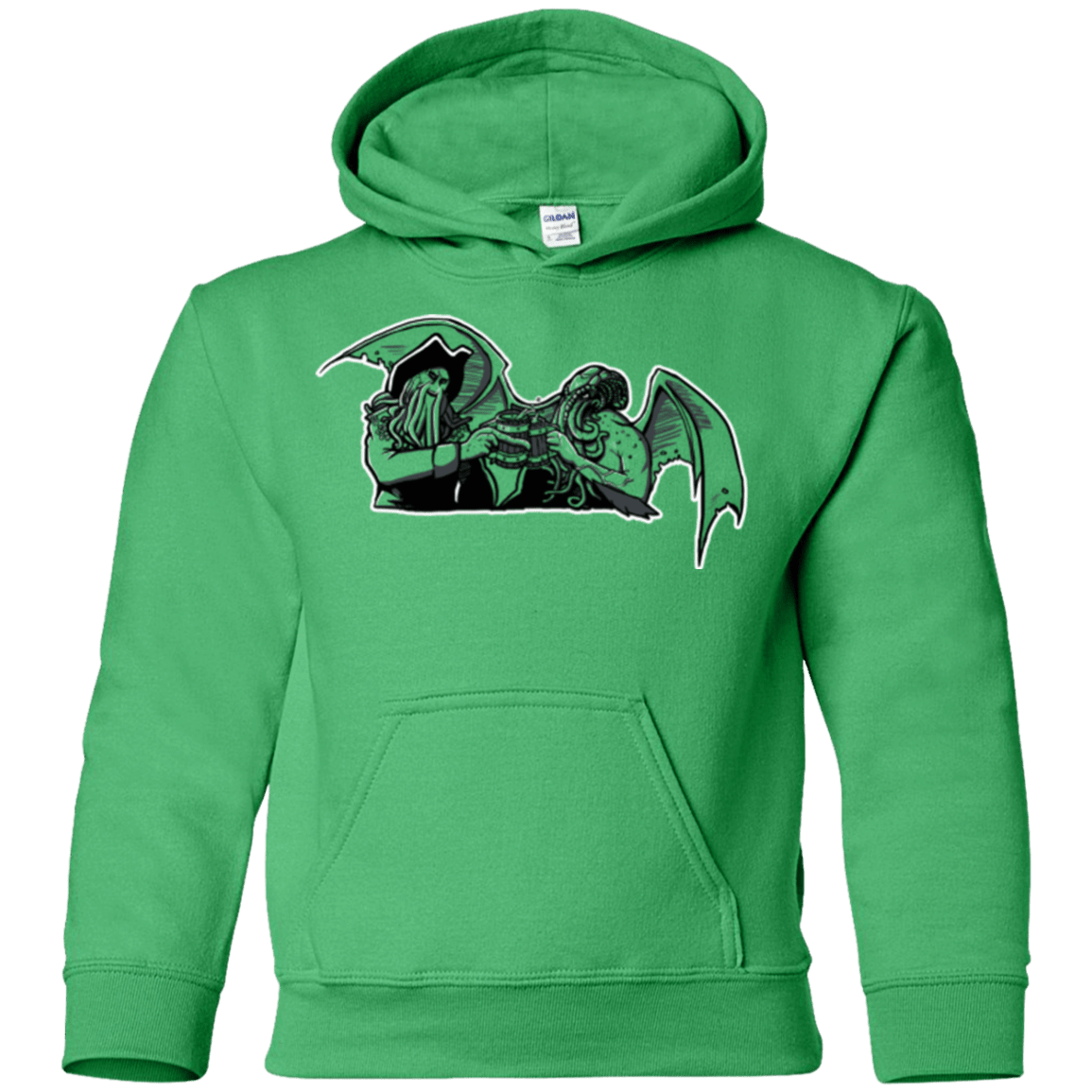 Sweatshirts Irish Green / YS Shiver Me Tentacles Youth Hoodie