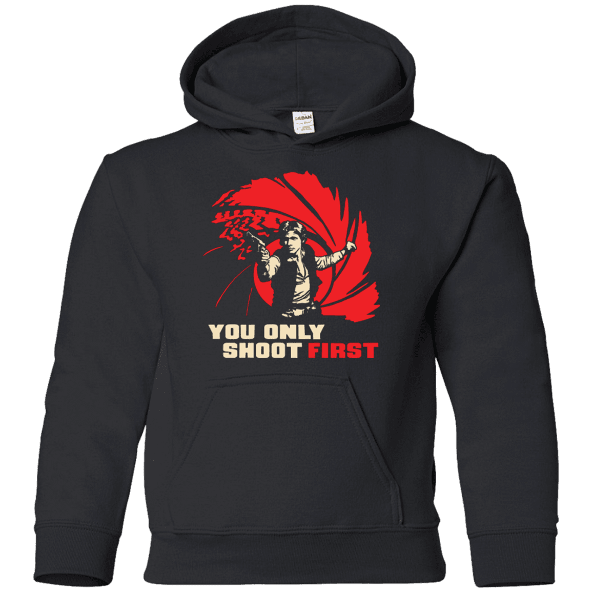 Sweatshirts Black / YS Shoot First Youth Hoodie