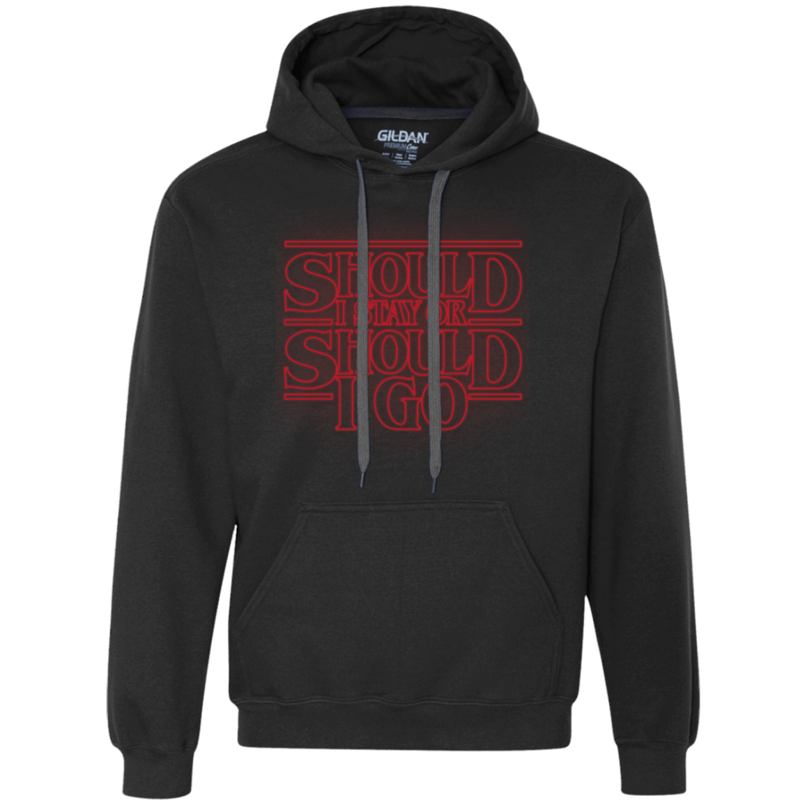 Sweatshirts Black / Small Should I Stay Or Should I Go Premium Fleece Hoodie