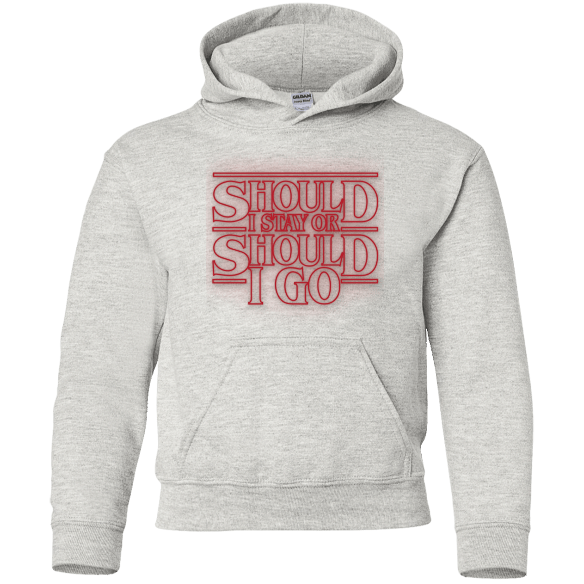 Sweatshirts Ash / YS Should I Stay Or Should I Go Youth Hoodie