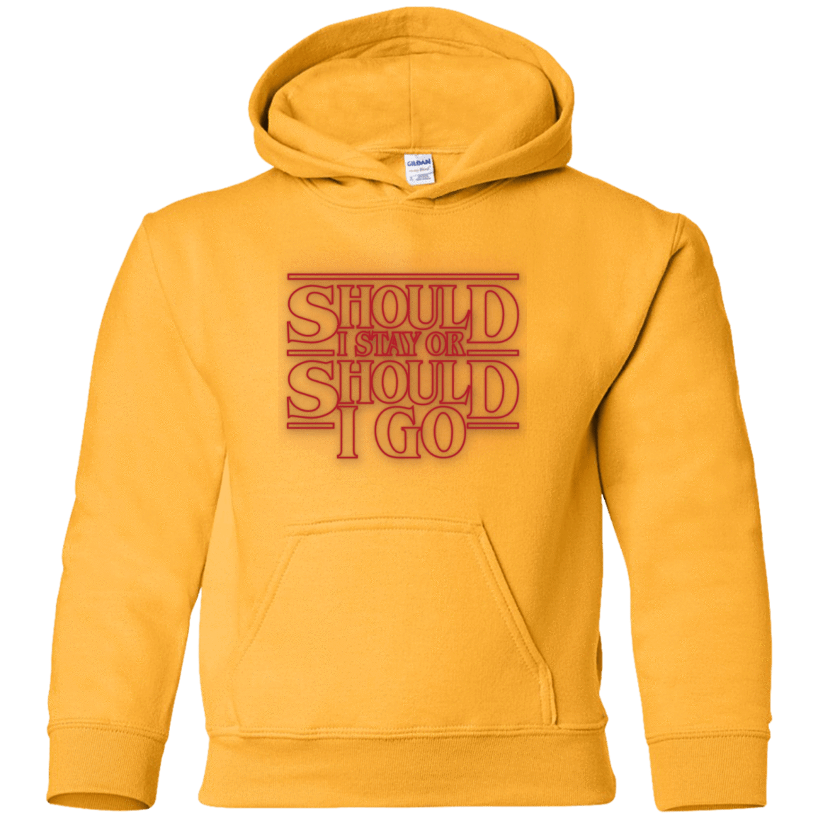Sweatshirts Gold / YS Should I Stay Or Should I Go Youth Hoodie