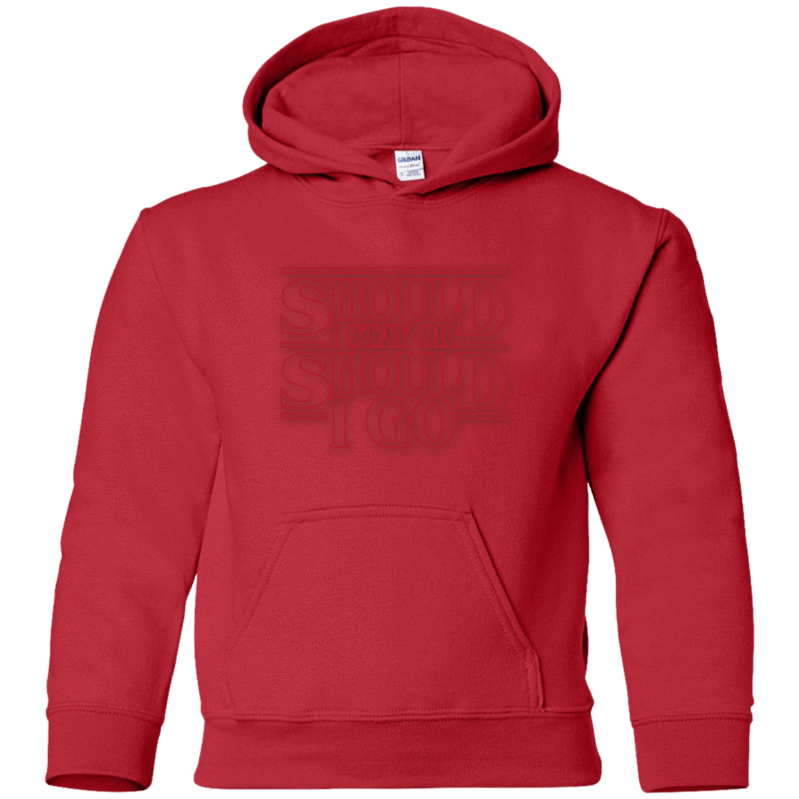 Sweatshirts Red / YS Should I Stay Or Should I Go Youth Hoodie
