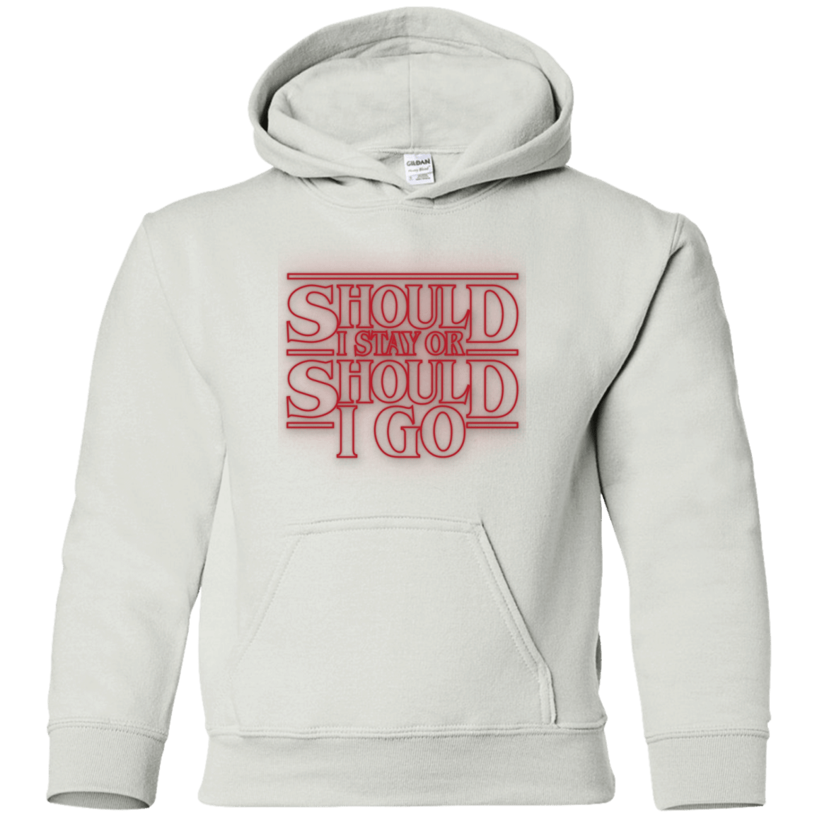 Sweatshirts White / YS Should I Stay Or Should I Go Youth Hoodie