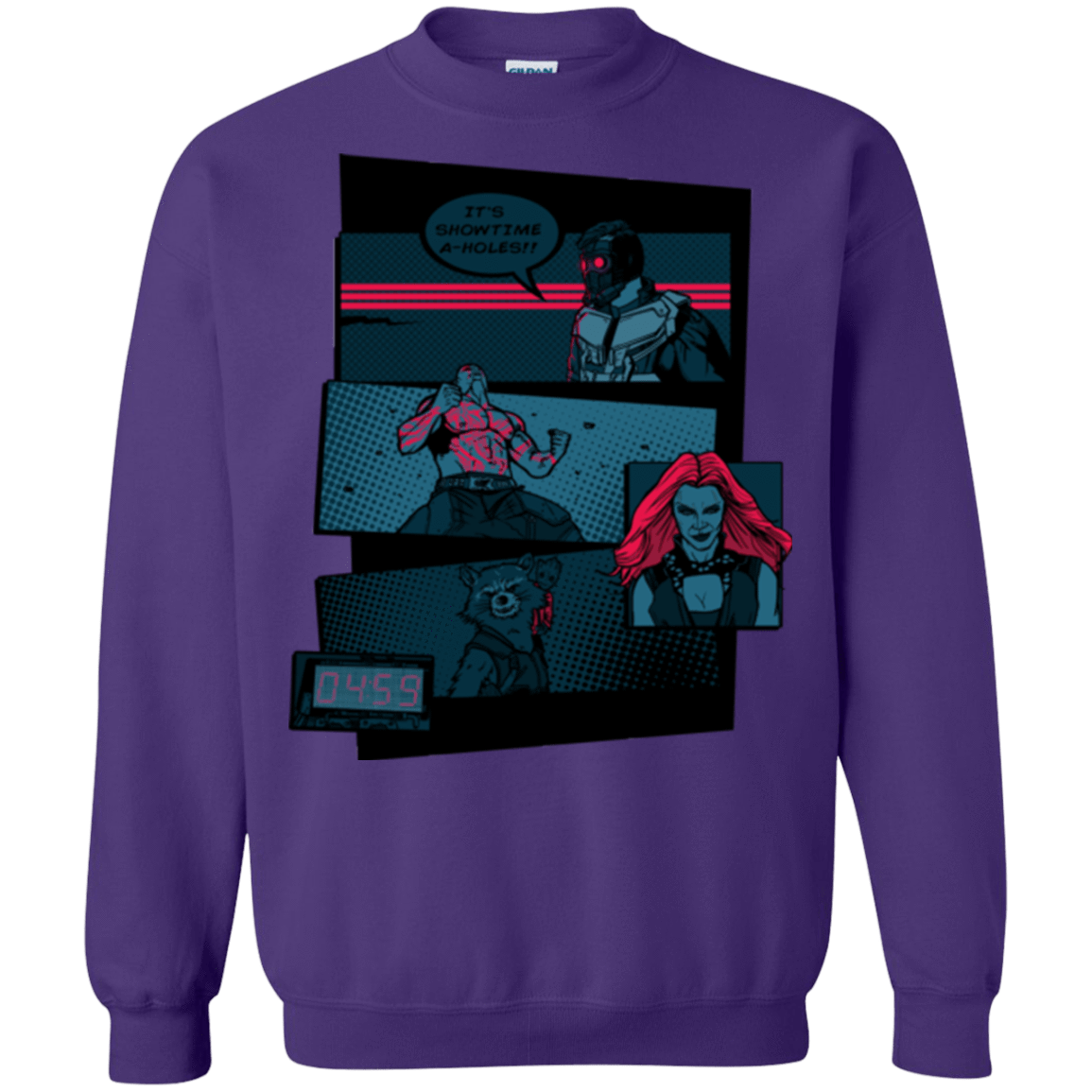 Sweatshirts Purple / Small Showtime Crewneck Sweatshirt